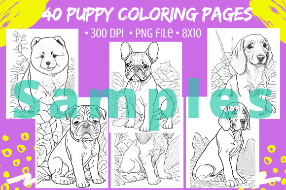 40 New Adorable Puppy Dog Coloring Pages