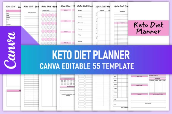 Editable Keto Diet Planner for Canva KDP: A Strategic Tool for Health and Business Success