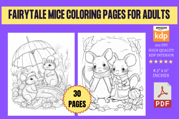 Fairytale Mice Coloring Pages: A Creative and Practical Resource for Kids and Adults