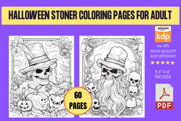 Halloween Stoner Coloring Pages: A Creative and Practical Halloween Activity
