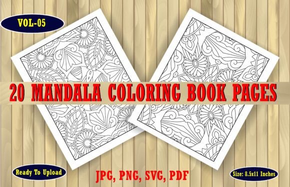 Mandala Coloring Book Pages for Adults