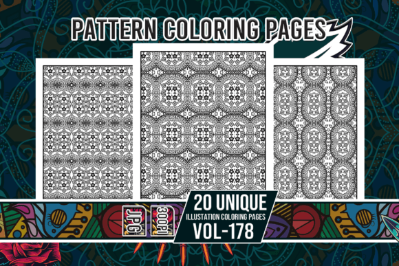 Pattern Coloring Pages Vol-178 Interiors