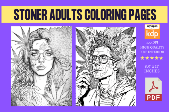 Stoner Adults Coloring Pages: A Creative Escape for All Ages
