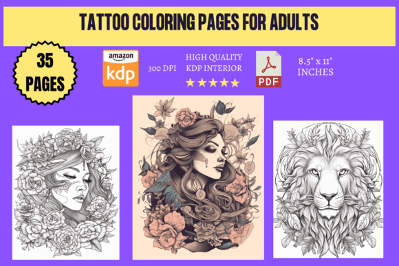 Tattoo Coloring Pages for Adults: A Creative Outlet for All