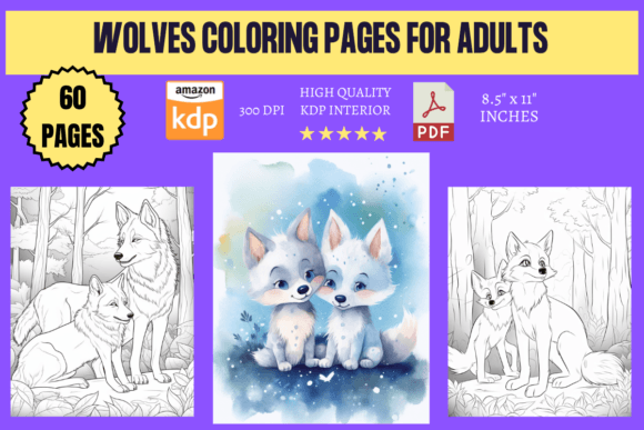 Wolves Coloring Pages for Adults: A Creative Tool for Mindful Engagement